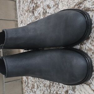 White Mountain Black Chelsea Ankle Boots - Slip-On Style